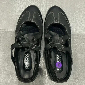 [8]Geox  Respira Freccia Bal Women shoes in black Balleriana slipper